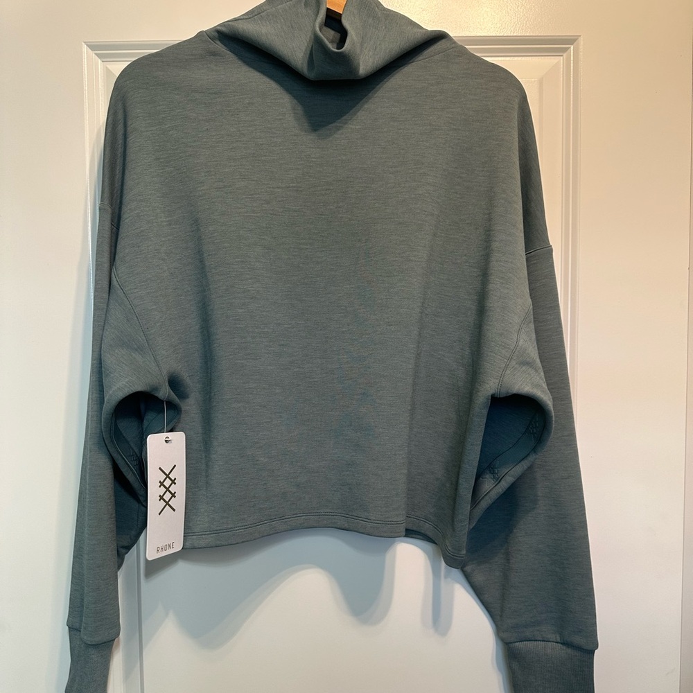 RHONE Women's Dream Glow Mock Neck Blue Hue